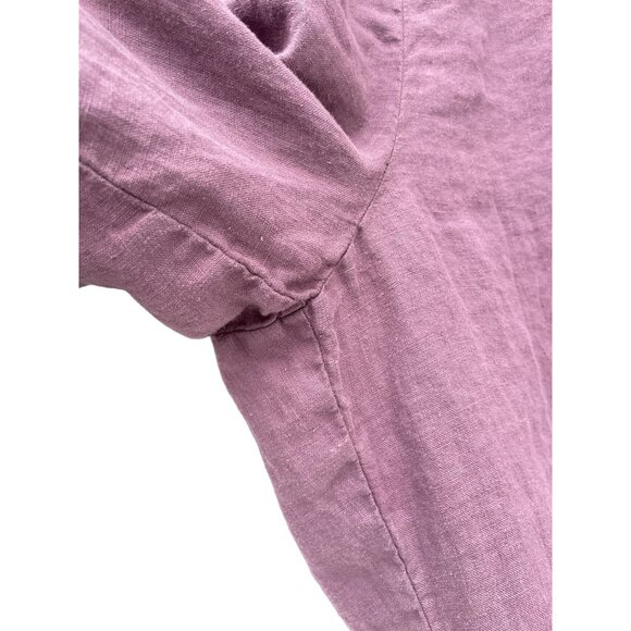 Cynthia Ashby women’s Large L Linen Lavander Pants Lagenlook Art to Wear - Picture 10 of 16